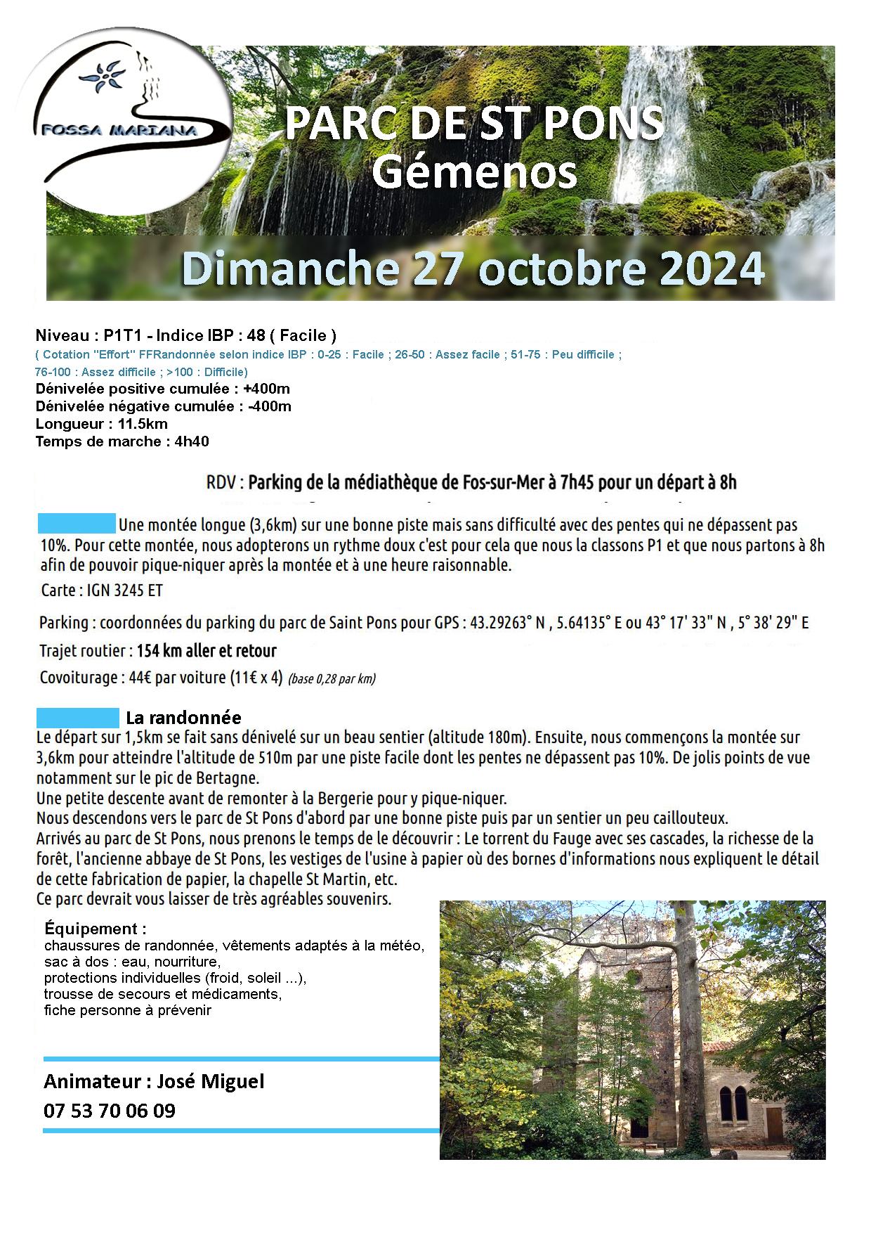 Jose annonce rando 27 octobre 2023 maquette1 copie